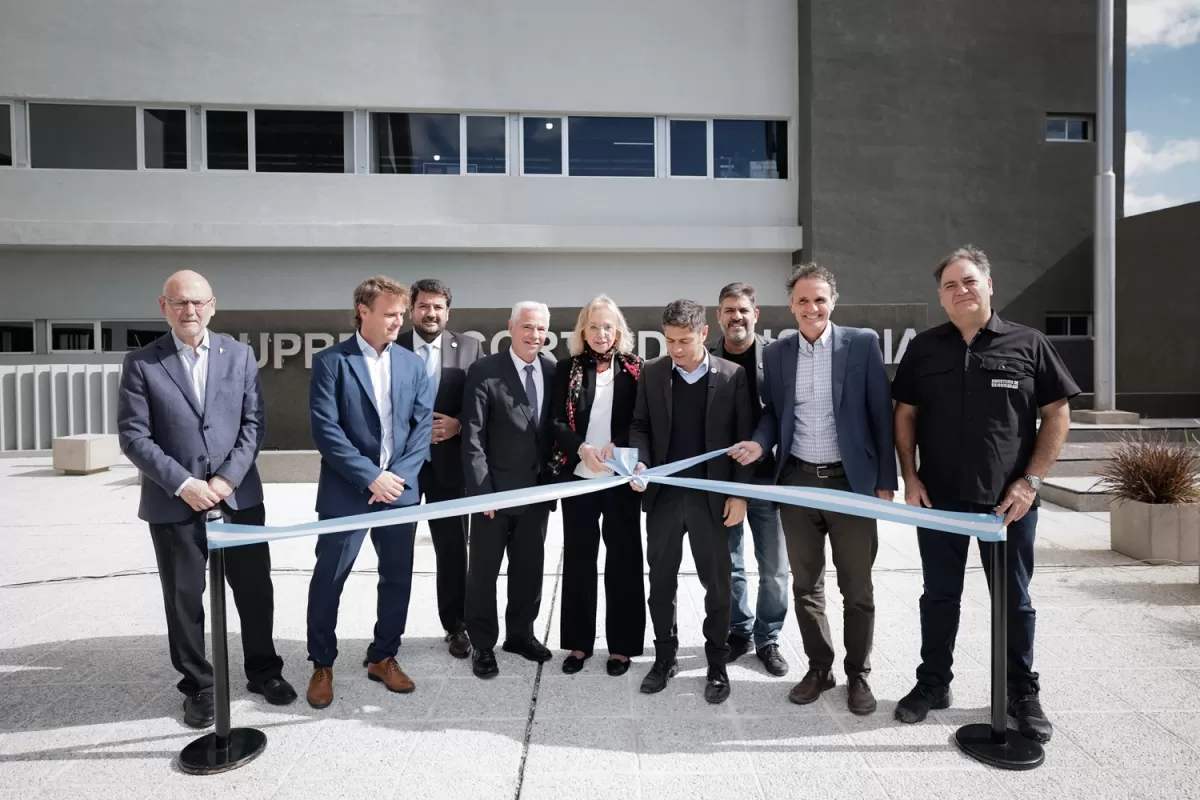 Kicillof inauguró la nueva sede del Polo Judicial de la región