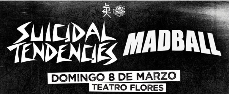 Suicidal Tendencies y Madball juntos en Argentina